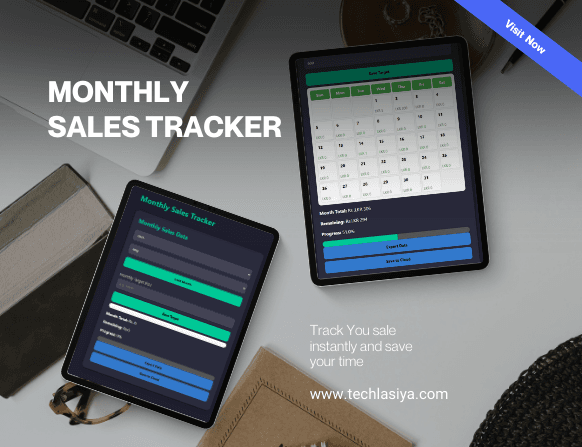 Monthly Sales Tracker